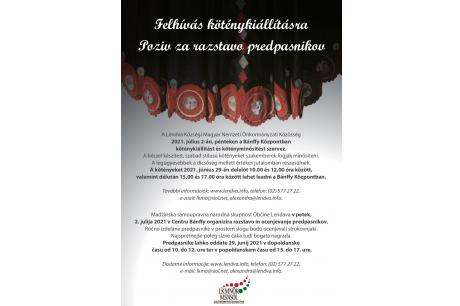 Felhívás köténykiállításra
