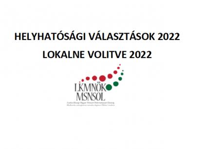 HELYHATÓSÁGI VÁLASZTÁSOK 2022