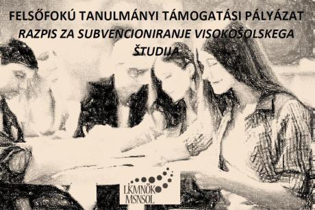 FELSŐFOKÚ TANULMÁNYI TÁMOGATÁSI PÁLYÁZAT FELSŐFOKÚ TANULMÁNYI TÁMOGATÁSI PÁLYÁZAT
